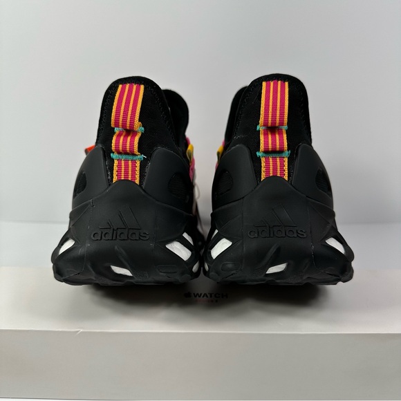 WEB BOOST DAY OF THE DEAD MENS RUNNING SHOE PRIMEKNIT MONARCH BUTTERFLIES ORANGE - Picture 3 of 10